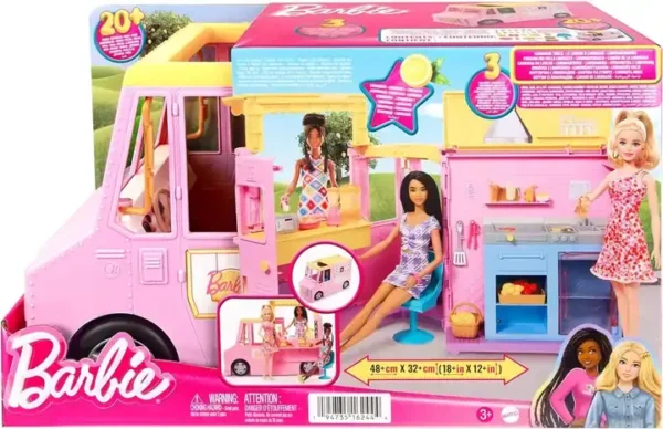 Barbie Careers - Limonadewagen - Barbie auto - Poppenvervoersmiddel