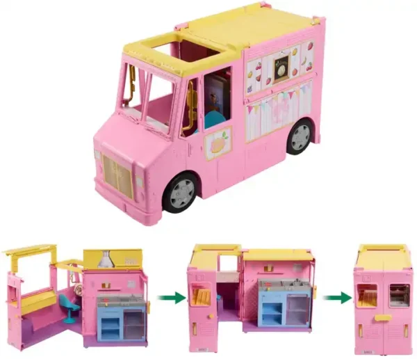Barbie Careers - Limonadewagen - Barbie auto - Poppenvervoersmiddel