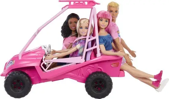 Barbie Mysteries Beach Detectives Ultieme Strandbuggy, Pop, Voertuig en Accessoires