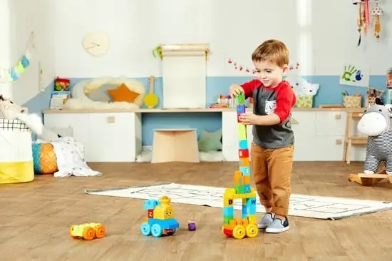 MEGA Bloks ABC muziektrein - 50 blokken - Bouwstenen met geluiden