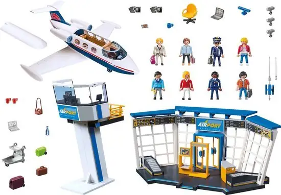 PLAYMOBIL Luchthaven met vliegtuig - P-71153