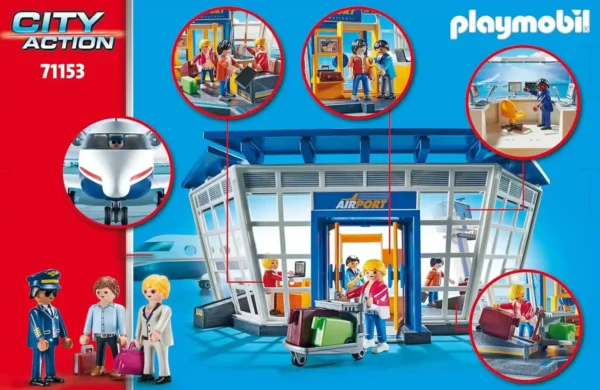 PLAYMOBIL Luchthaven met vliegtuig - P-71153