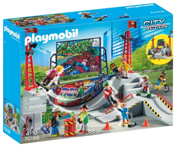 Playmobil - Skatepark city action (70168)