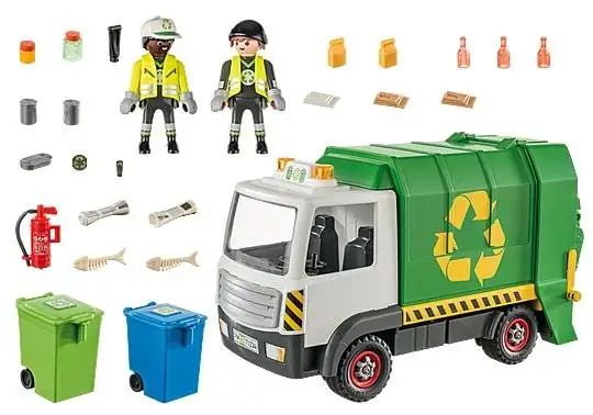 01856880_003 Playmobil - Vuilniswagen Recycling Truck (71234)