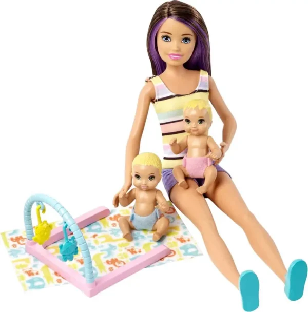 1185x1200 Barbie Skipper - Oppas Kinderspeelkamerspeelset