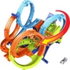 1195x1200 Hot Wheels 4-Loopings Crash Baanset