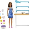 Barbie Relax & Create Kunststudio - Speelfigurenset