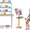 Barbie Relax & Create Kunststudio - Speelfigurenset