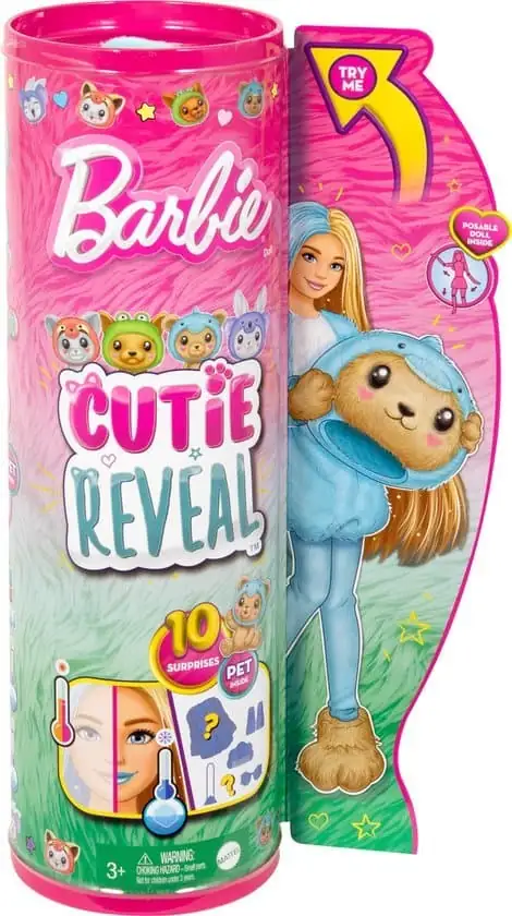 Barbie Cutie Reveal Pop - Barbiepop - Teddybeer Dolfijn