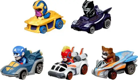 Hot Wheels Racer Verse Marvel 5-Pack