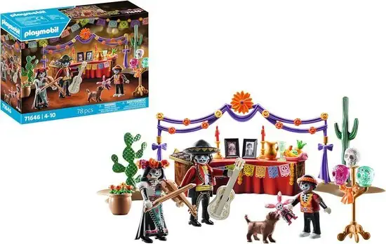 Playmobil 71646 Dag Van De Doden Set Veelkleurig
