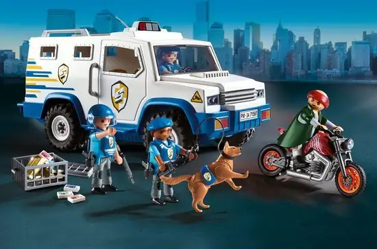 550x363 PLAYMOBIL Action Heroes 50YR Geldtransport - 71597