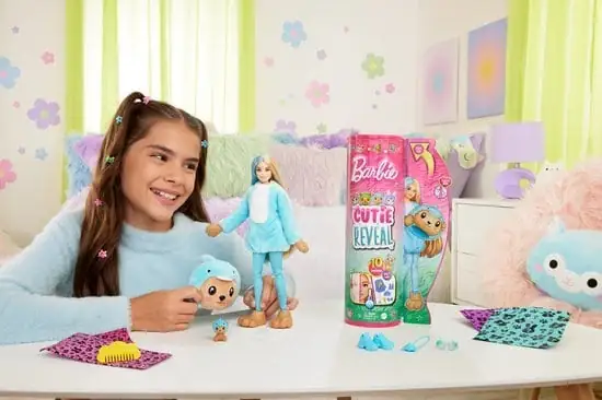 Barbie Cutie Reveal Pop - Barbiepop - Teddybeer Dolfijn