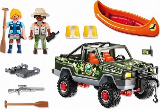 Playmobil Pickup en Kano 4x4 - 5558