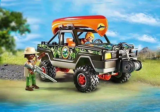 Playmobil Pickup en Kano 4x4 - 5558