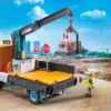 550x402 PLAYMOBIL Action Heroes Vrachtwagen met kraan 71750