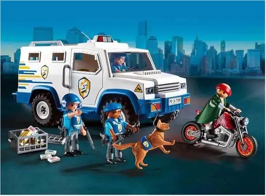 550x406 (2) PLAYMOBIL Action Heroes 50YR Geldtransport - 71597