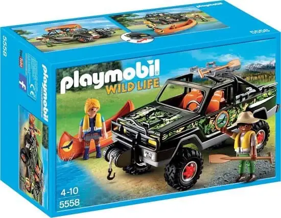 Playmobil Pickup en Kano 4x4 - 5558