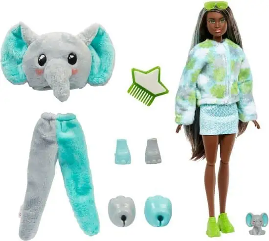 Barbie Cutie Reveal Jungle - Barbiepop - Olifant