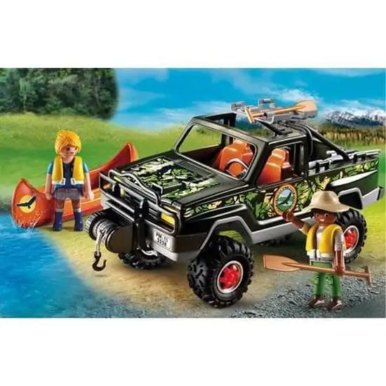 Playmobil Pickup en Kano 4x4 - 5558