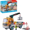 550x575 PLAYMOBIL Action Heroes Vrachtwagen met kraan 71750
