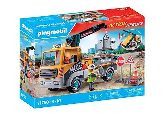 71750_product_box_front PLAYMOBIL Action Heroes Vrachtwagen met kraan 71750