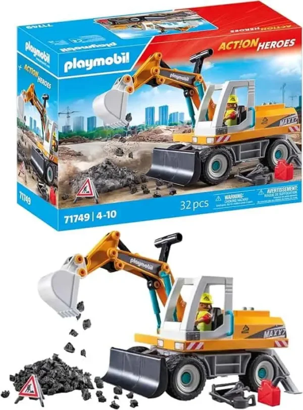 PLAYMOBIL Action Heroes Grote graafmachine 71749
