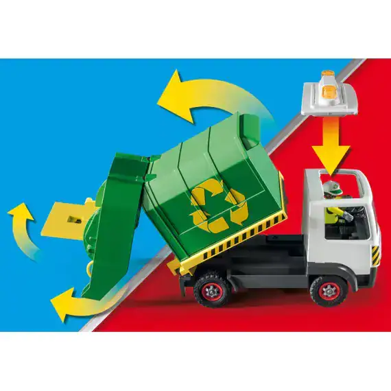 898629-04 Playmobil - Vuilniswagen Recycling Truck (71234)