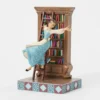 disney-la-belle-la-bete-traditions-figurine-belle-with-bookshelf (1) Disney Traditions - Belle - A World of Books