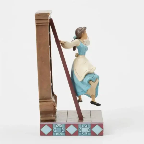 disney-la-belle-la-bete-traditions-figurine-belle-with-bookshelf (5) Disney Traditions - Belle - A World of Books