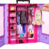 1200x1033 Barbie Kledingkast - Poppenkleding