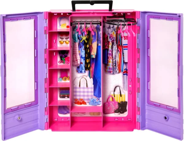 1200x921 Barbie Kledingkast - Poppenkleding