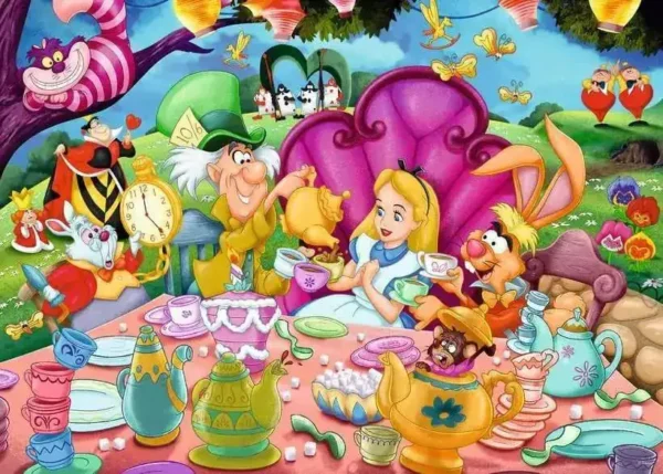 Ravensburger puzzel Disney Alice in Wonderland - 1000 stukjes.