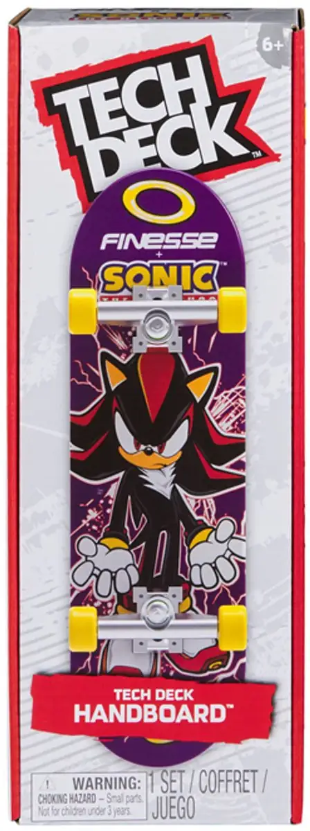 Tech Deck - Finesse X Sonic Handboard authentieke miniskateboard