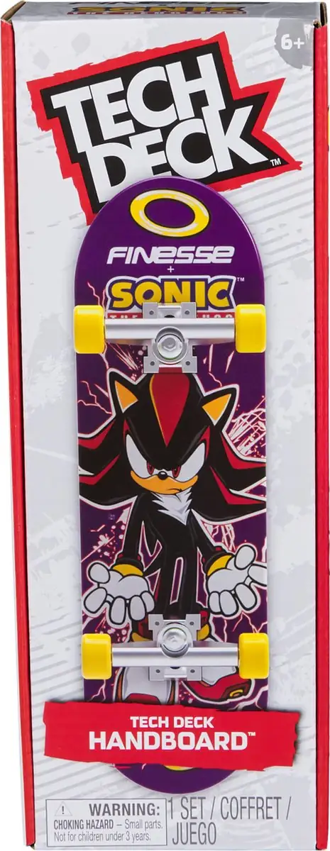 Tech Deck - Finesse X Sonic Handboard authentieke miniskateboard
