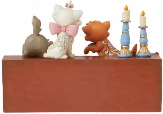 Disney traditions Paws at Play (Aristocats Kittens on Piano Figurine)