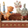 Disney traditions Paws at Play (Aristocats Kittens on Piano Figurine)