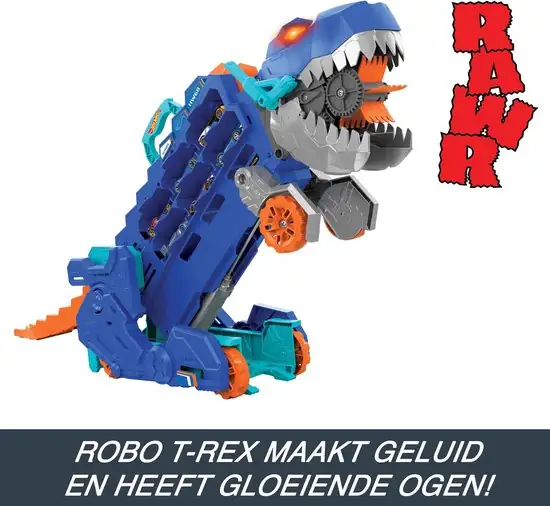 Hot Wheels - City Ultieme Dino Hauler Vrachtwagen - 1:64 - Speelgoedvoertuig