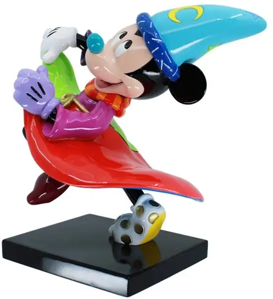 550x602 Disney Britto Fantasia Sorcerer Mickey Mouse