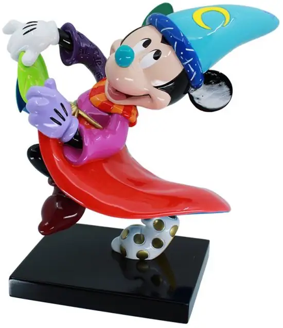 550x637 Disney Britto Fantasia Sorcerer Mickey Mouse