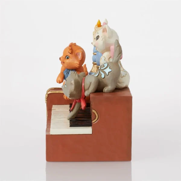 Disney traditions Paws at Play (Aristocats Kittens on Piano Figurine)