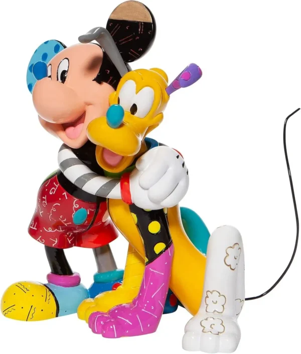 71MeEjknXDL._AC_SL1500_ Disney Britto Disney Mickey Mouse & Pluto Beeldje