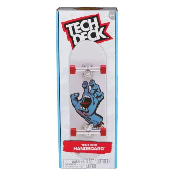 Tech Deck - Santa Cruz Handboard authentieke miniskateboard - alleen voor gebruik met de hand