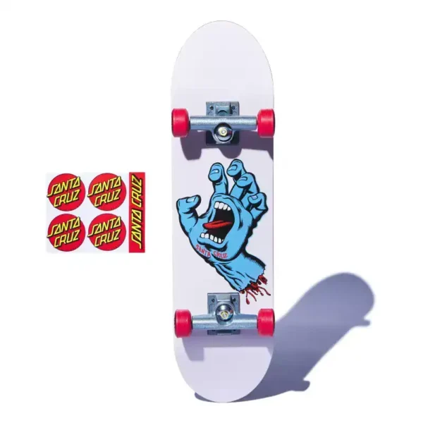 Tech Deck - Santa Cruz Handboard authentieke miniskateboard - alleen voor gebruik met de hand
