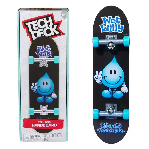 Tech Deck - World Industries Handboard authentieke miniskateboard - alleen voor gebruik met de hand