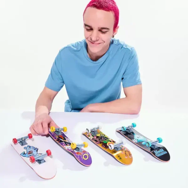 Tech Deck - Santa Cruz Handboard authentieke miniskateboard - alleen voor gebruik met de hand