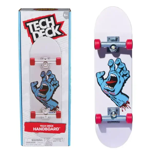 Tech Deck - Santa Cruz Handboard authentieke miniskateboard - alleen voor gebruik met de hand