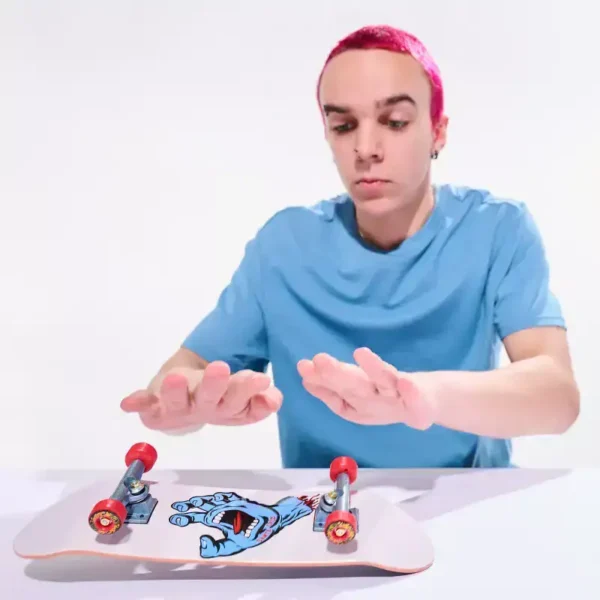 Tech Deck - Santa Cruz Handboard authentieke miniskateboard - alleen voor gebruik met de hand