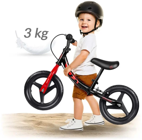 Loopfiets voor Kinderen Fun Adventure Zwart Rood