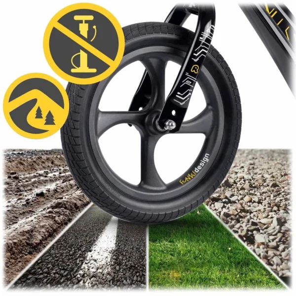 Loopfiets voor Kinderen Fun Adventure Blackedition